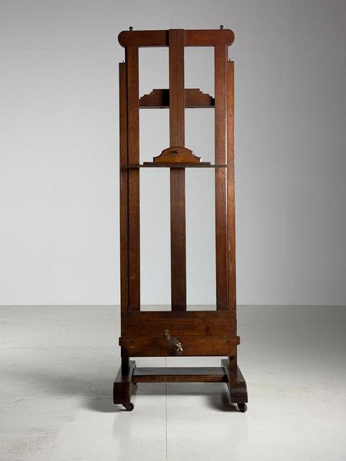 Schildersezel eiken antiek 1900, Antiek en Kunst, Curiosa en Brocante, Ophalen