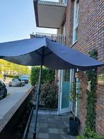 PARASOL MET VOET EN AFDEKHOES 3M ROND ZIE FOTO'S, Ophalen, Zo goed als nieuw