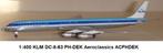 1:400 KLM DC8-63 PH-DEK Aeroclassics ACKLMDEK, Ophalen of Verzenden, Nieuw, Schaalmodel