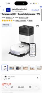 Roborock S8+ Robotstofzuiger - Nieuw in doos TWV €475, Witgoed en Apparatuur, Stofzuigers, Ophalen, Nieuw, Reservoir, Robotstofzuiger