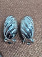 Vintage Grossé 925 Zilveren Oorclips - Klassiek Design, Ophalen of Verzenden, Gebruikt, Zilver