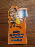 1979 Shellina Reclame Stickers met Ferry Mnat, Ad Visser en, Verzamelen, Ophalen of Verzenden, Gebruikt, Reclamebord