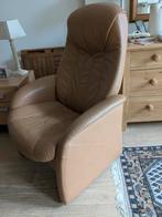 Relaxstoel leder, Ophalen, Zo goed als nieuw, 50 tot 75 cm