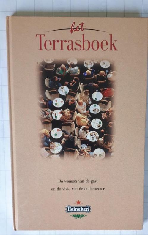 Heineken Het Terrasboek, Verzamelen, Biermerken, Gebruikt, Overige typen, Heineken, Ophalen of Verzenden