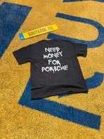Need money for porsche graphic tee, Ophalen of Verzenden, Zo goed als nieuw, Zwart
