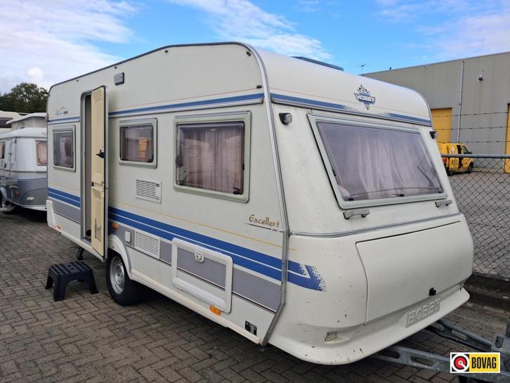 Hobby Excellent 495 UB 1996, Caravans en Kamperen, Caravans, Bedrijf, tot en met 4, 1000 - 1250 kg, Rondzit, Hobby, Dwarsbed, Overige typen