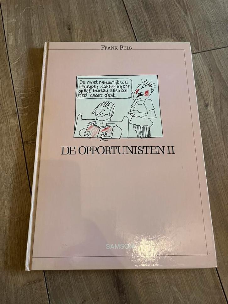 Opportunisten II" van Frank Pels,, Boeken, Stripboeken, Zo goed als nieuw, Eén stripboek, Ophalen of Verzenden