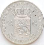 XntriQ-Coins - zilveren 2½ Gulden 1874 Willem III, Koning Willem III, Zilver, Ophalen of Verzenden, Losse munt