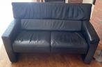 2 Zitsbank leer, Ophalen, Gebruikt, Tweepersoons, Minder dan 150 cm