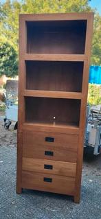 teakhouten boekenkast, Huis en Inrichting, Ophalen, Gebruikt