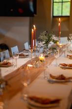 Bruiloft decoratie - tafel aankleding, Hobby en Vrije tijd, Feestartikelen | Verhuur, Ophalen, Zo goed als nieuw, Geboorte of Huwelijk