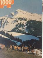 Wild horse Mountains 1000 stukjes formaat 48 x 67 cm., Ophalen of Verzenden, 500 t/m 1500 stukjes, Gebruikt, Legpuzzel
