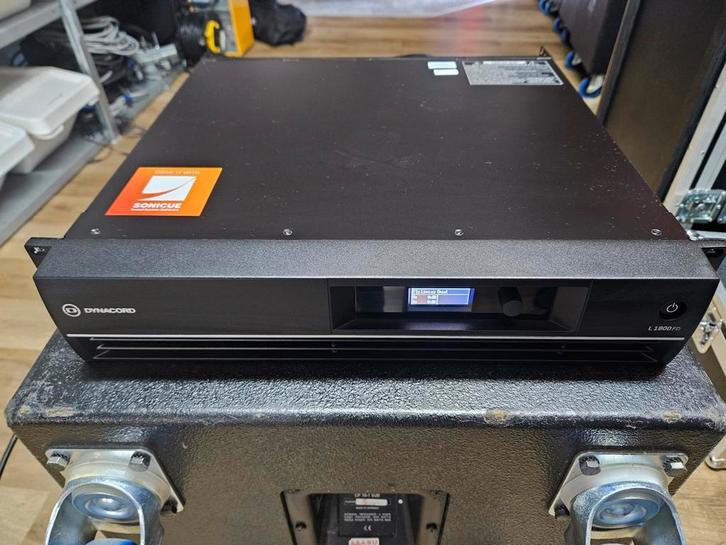 Dynacord L1800FD DSP-versterker 2x 950W @ 4 Ohm, Muziek en Instrumenten, Versterkers | Keyboard, Monitor en PA, Nieuw, P.A., 1000 watt of meer