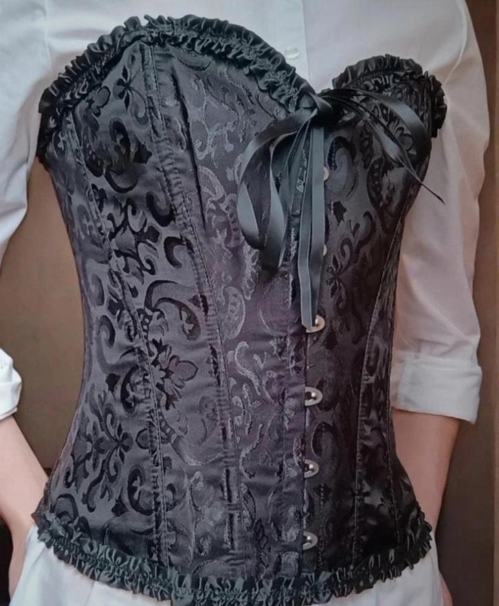 Zwart Corset (NIEUW), Kleding | Dames, Ondergoed en Lingerie, Body of Korset, Zwart, Ophalen of Verzenden