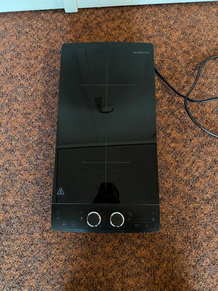 Inventum VKI3010ZWA/01 2 pit kookplaat, Witgoed en Apparatuur, Kookplaten, Zo goed als nieuw, Vrijstaand, Inductie, 3 kookzones of minder