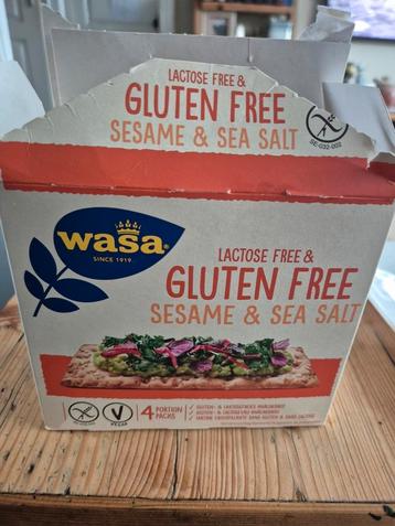 Wasa gluten vrij sesam en zeezout GRATIS beschikbaar voor biedingen