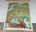 Topografie klassieke Schoolkaart Oost-Europa, Ophalen of Verzenden, Aardrijkskunde