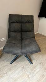 Fateuil antraciet, Huis en Inrichting, Fauteuils, Ophalen, Zo goed als nieuw
