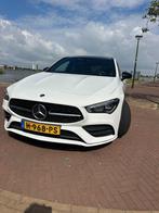 Mercedes-Benz CLA 200 163pk 7G-DCT 2020 Wit dull options, 4 cilinders, Leder en Stof, Origineel Nederlands, Stationwagon