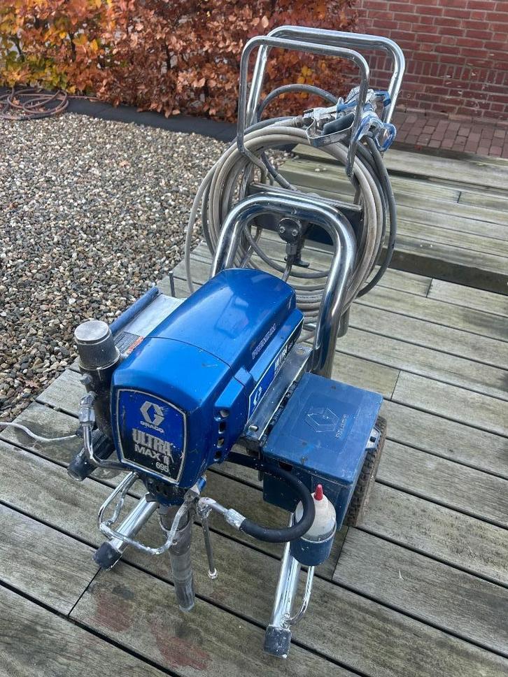 Graco pomp 695, airless, verfspuit, Doe-het-zelf en Verbouw, Overige Doe-het-zelf en Verbouw, Gebruikt, Ophalen