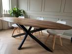 Mangohouten eettafel, Huis en Inrichting, Tafels | Eettafels, Ophalen, 100 tot 150 cm, 200 cm of meer, Zo goed als nieuw