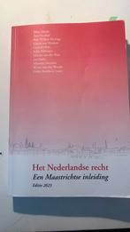 Het Nederlandse recht “een Maastrichtse inleiding”, Boeken, Gelezen, Ophalen of Verzenden
