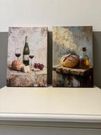 TWEE ITALIAANSE STILLEVENS 25 euro per stuk PRINT OP CANVAS, Minder dan 50 cm, Ophalen of Verzenden, Minder dan 50 cm, Print