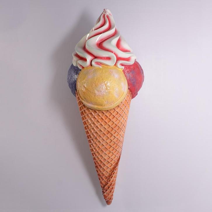 Hangend schepijsje XXL 215 cm - gevel ijsje schepijs, Verzamelen, Merken en Reclamevoorwerpen, Nieuw, Ophalen