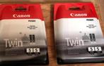 2 stuks Cartridges Canon Pixma Twin PGI 5BK, Ophalen of Verzenden, Nieuw, Cartridge, Canon