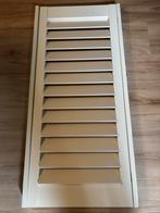 Witte houten shutters op maat - (55,3 x 119,8), Huis en Inrichting, Ophalen, Wit, 50 tot 100 cm, Zo goed als nieuw