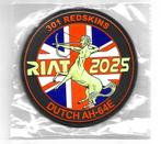 RNLAF 301 Squadron RIAT 2025 Apache patch, Verzenden, Nieuw, Patch, Badge of Embleem