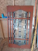 Glas in lood ramen, Doe-het-zelf en Verbouw, Glas en Ramen, Gevelraam of Ruit, Gebruikt, Minder dan 80 cm, Glas in lood