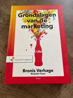 Grondslagen van de marketing - 9e druk, Boeken, Studieboeken en Cursussen, Verzenden, Zo goed als nieuw, HBO, Bronis Verhage; Marjolein Visser