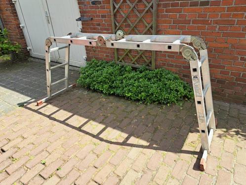 Degelijke Topcraft vouwladder/ ladder/ knikladder!, Doe-het-zelf en Verbouw, Ladders en Trappen, Gebruikt, Ladder, 2 tot 4 meter