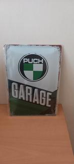 Puch Garage Blikken Bord 20x30 cm, Verzamelen, Merken en Reclamevoorwerpen, Ophalen of Verzenden, Nieuw