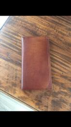 Lederen visite/ pasjes map, Ophalen of Verzenden