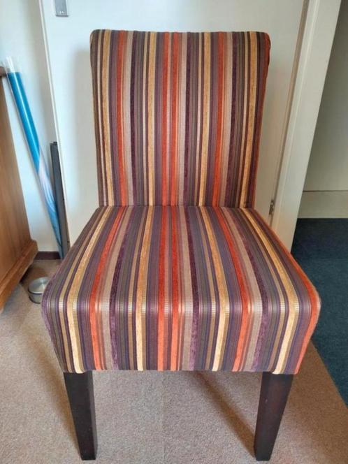 Eetkamer stoelen 4 stuks z.g.a.n., Huis en Inrichting, Stoelen, Zo goed als nieuw, Vier, Stof, Ophalen