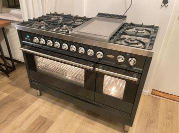 Boretti/Ilve fornuis 120cm – gasoven + elektrische oven beschikbaar voor biedingen