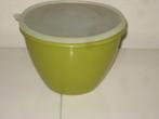 Vintage Tupperware saladekom groen, Ophalen of Verzenden, Gebruikt, Wit, Overige typen