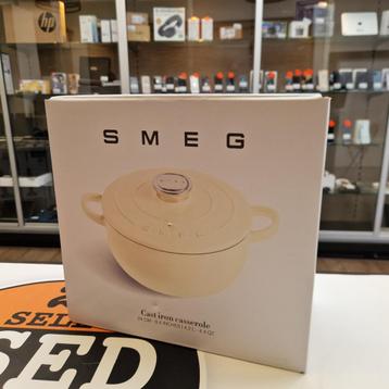 Smeg Gietijzeren braadpan crème 24cm - NEW beschikbaar voor biedingen