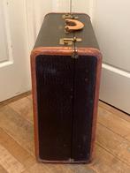 Zeldzame vintage leren Warren koffer (1930/1940), Ophalen, Gebruikt, 50 tot 60 cm, 45 tot 55 cm
