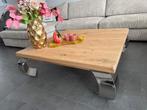 Luxe eiken salontafel, Ophalen, Vierkant, Zo goed als nieuw, Avignon