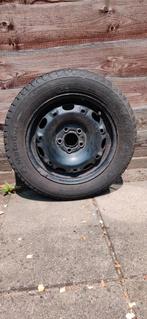 14 inch Set van 4 stalen velgen met banden, Ophalen, Gebruikt