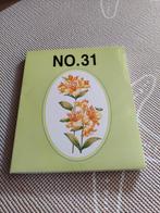 Brother borduurkaart bloemen 31, Ophalen of Verzenden, Zo goed als nieuw, Borduurmachine