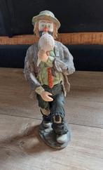 Vintage Emmett Kelly Jr. Clown beeldje van Flambro, Antiek en Kunst, Antiek | Porselein, Ophalen of Verzenden