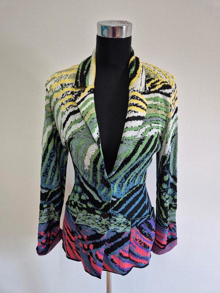 V59 - Fleurig Ivko vest maat XS nieuwprijs €169 (1), Kleding | Dames, Truien en Vesten, Zo goed als nieuw, Maat 34 (XS) of kleiner