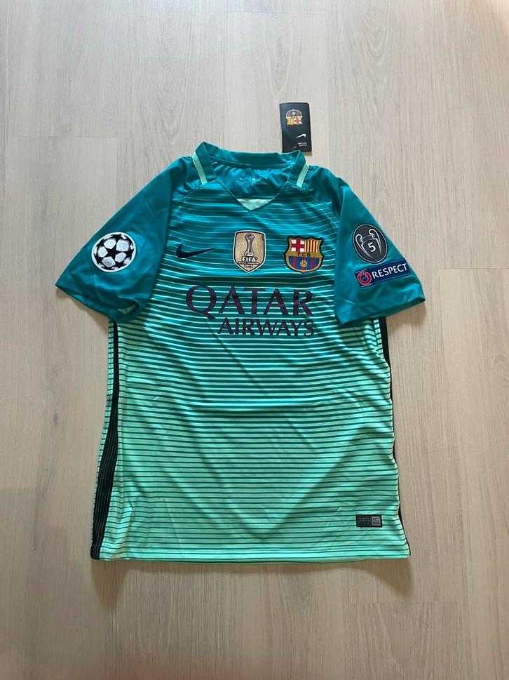 Barcelona Derde Shirt 2016/2017 - Alle Maten, Sport en Fitness, Voetbal, Zo goed als nieuw, Shirt, Maat M, Ophalen of Verzenden