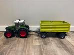 Brüder tractor met Fliegl aanhangwagen, Ophalen of Verzenden, Zo goed als nieuw