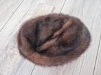 Vintage Bontmuts Bruin, Ophalen of Verzenden, Gedragen, 55 cm (S, 6⅞ inch) of minder, Hoed
