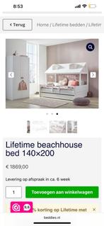 super leuke beach house bed, 85 tot 100 cm, Gebruikt, Hoogslaper of Stapelbed, 140 tot 160 cm